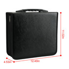 2 Pack 400 Capacity Dvd Binder Case Cd Wallets Storage Organizer Holder Booklet
