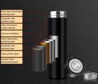 Smart Thermos Vacuum Flask Stainless Steel Water Bottle With Temperature Display