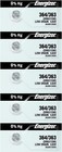 Box Of 100 Fresh Energizer Watch Silver Oxide Batteries 364 363 Sr621sw Battery 
