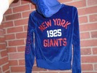 New York Giants Womans Victorias Secret Fullzip Hoodie Sweatshirt Size Small