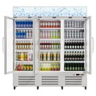 Commercial Beverage Refrigerator 39 Cu ft 3 Glass Door Merchandiser Cooler