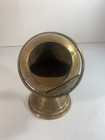 Vintage Mid Century Modern Brass Globe Stand Cigarette Dispenser Holder Ashtray