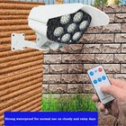 Solar Light Led Wall Lamp Security Dummy Camera Wireless  Monitor Waterproof Lot