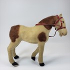 Steiff Horse 1950s Spots 10  Tall W  Bridle Reins  cosmetic Defects for Repair 