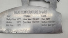 Vintage Pewter Wilton Industries Copco Meat Temp Cow Beef Plaque Hanging Trivet