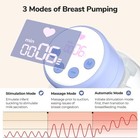 Hands-free Wearable Breast Pump Double Electric  19 21 24mm Flanges  W  Bag