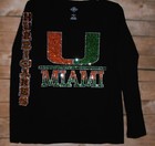 Hurricanes Rhinestone Bling  Long Sleeved Shirt Xs S M L Xl Xxl 1x 2x 3x 4x 5x