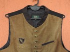 Traditional German Trachten Corduroy Waistcoat Gillet Vest Mens Medium Eu52
