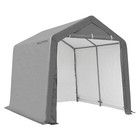 Klutch 10ft  X 10ft  X 9 6ft  Portable Shed  Gray