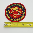 Various Karate Embroidered Patches  New  Lot 9 Martial Arts Kan Kai