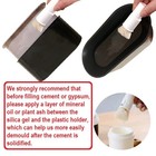 Osilifen Bigger Oval Silicone Planter Mold  Shape 7 X 3 3 Oval  Grey 
