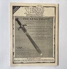 Vtg Newsletter Of The Official Xena Warrior Princess Fan Club - Chakram No  8