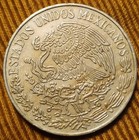 1972 Mexico 5 Cinco Pesos Coin
