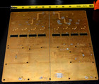 2 Huge Fully Gold Plated Depopulated Pcb Scrap Board Computer Circuit Rf Antenna