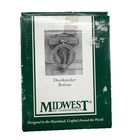 Midwest Of Cannon Falls Door Knocker Bottom Base Nos Vtg Cast Iron Antique Brass