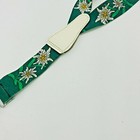 Vintage Children s White Daisy   Green Suspenders Braces West Germany 