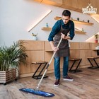 48  Premium Nylon Dust Mop   heavy Duty Mop Head For Industrial  Commercial   blue