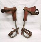 Buckingham Lineman Adjustable Pole Tree Climbing Gaffs spikes Model 9403 Pair