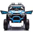 24v 400w Electric Ride On Utv Car Toys Power Wheels For Kids 3-5 W  Remote  Blue