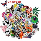 200 X Random Cool Vinyl Decal Graffiti Sticker Bomb Skate Laptop Pvc Stickers Us