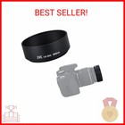 Jjc 58mm Screw-in Mount Standard Aluminum Metal Lens Hood Shade For Lenses With 