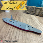 Css Virginia Ironclad Model Ship - 10 Inch Civil War Replica - Confederate Navy