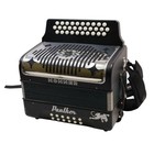 Hohner Panther G c f 3-row Diatonic Accordion Black 3100gb 31 Button  csc050305 