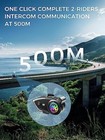 Moman Wireless Helmet Headset 500m Motorcycle Headphone Speaker 2-pack