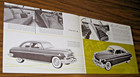 1951 Lincoln Cosmopolitan Automobile Original Color Brochure