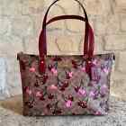 Coach Gallery Cherry Signature Tote Handbag Wallet Options Rare Nwt Authentic