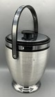 Vtg Mid Century Modern Brushed Aluminum Kromex Ice Bucket Mcm