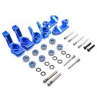 Aluminum Front Steering Knuckle Rear C-hub For 1 10 Traxxas Slash 2wd Upgrade