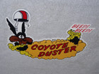 Vintage Plymouth Road Runner Coyote Duster 12  Metal Gasoline   Oil Sign Wile E 
