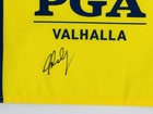 John Daly Signed 2024 Pga Championship Golf Pin Flag Valhalla Autograph Bas K45