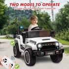 12v Kids Electric Ride-on Truck Car Remote Control Twin 35w 3 Speeds Led Light