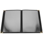  Menu Sleeve Coffee Bar Menu Cover Recipe Transparent Holder Menu Pvc Protective