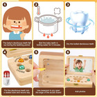 Wooden Tooth Boxes Lost Teeth Box Wooden Baby Tooth Holder Toddler Milk Teeth