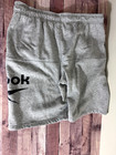 Men s Reebok Active Training Knit Shorts Light Gray Xl