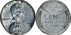 Er600 Very Rare 1943 Lincoln Cent  Double Struck  2nd Strike 70  Off Center  Cac