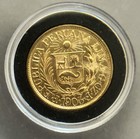 1905 Peru 1 2 Libra Gold Coin 0 900 Fineness 