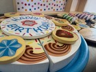 Melissa   Doug Birthday Party Pretend Play Cake Wooden Food With Toppings