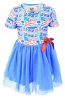 Girls Short Sleeve Tulle Tutu Dresses For Kid And Toddler Girl 2t Wavy Flag