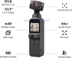 Dji Osmo Pocket 2 Handheld Gimbal Stabilizer 3-axis 4k Camera