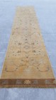 Vintage Area Rug  Turkish Oushak Rug  Neutral Runner Rug 3x11 Antique Oushak