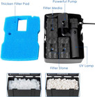 4 In 1 Submersible Pond Filter Pump  660 Gph Fountain Pump W  9-watt