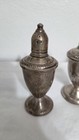 Vintage 2-pair Of Duchin Creation Weighted Sterling Silver Salt Pepper Shakers