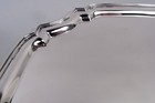 Crichton Tray Traditional Georgian Square Cartouche English Sterling Silver 1933