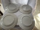Antique Staffordshire Ironstone Copper Luster Pinwheel Plates  4  1840-50s