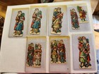 10 Wonderful Antique Victorian Die-cuts  Santa Claus With Children   Very Nice