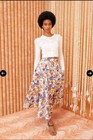 Ulla Johnson Aspen Skirt Magnolia Cream Floral New Nwt  390 Size 0